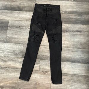 Black Guess rhinestone jeans